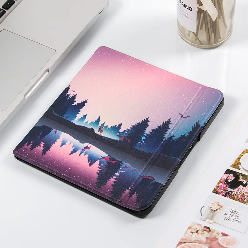 BOZHUORUI High Quality Case funda for 8 Inch Kobo Forma e-Books Multiangle folding Stand Support Cover Case With Auto Sleep/Wake