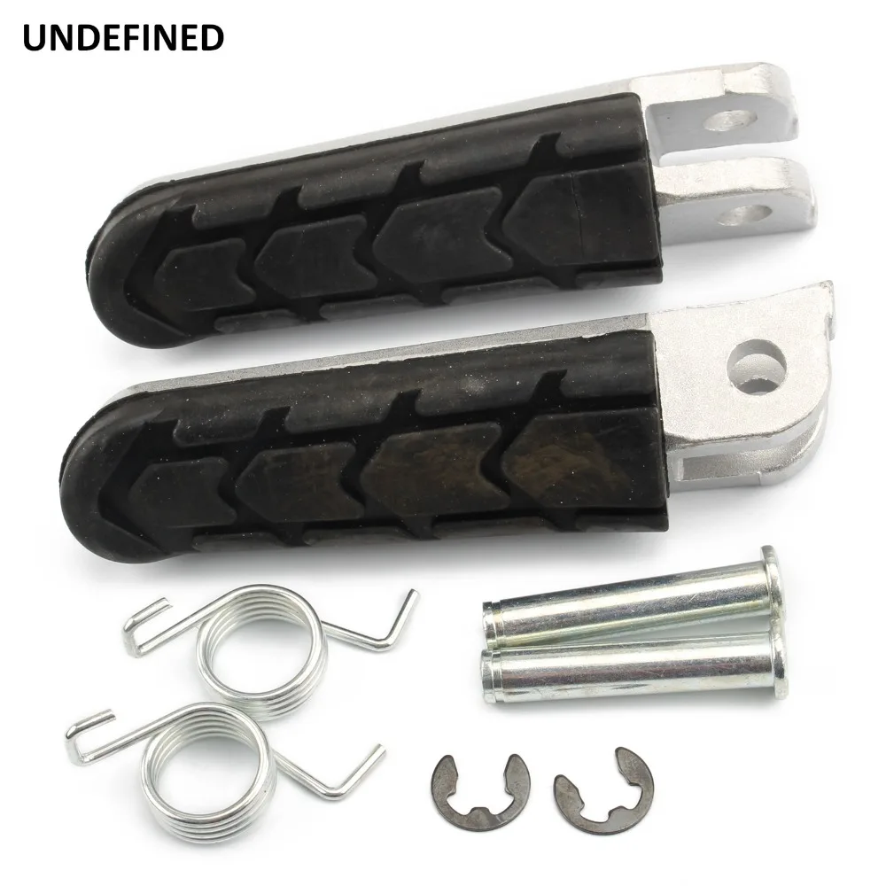 UNDEFINED Black Motorcycle Foot Pegs Front Footpegs Footrest Pedals For Honda CB250 CB600F CBR600F Hornet 250 Hornet 600 NC700