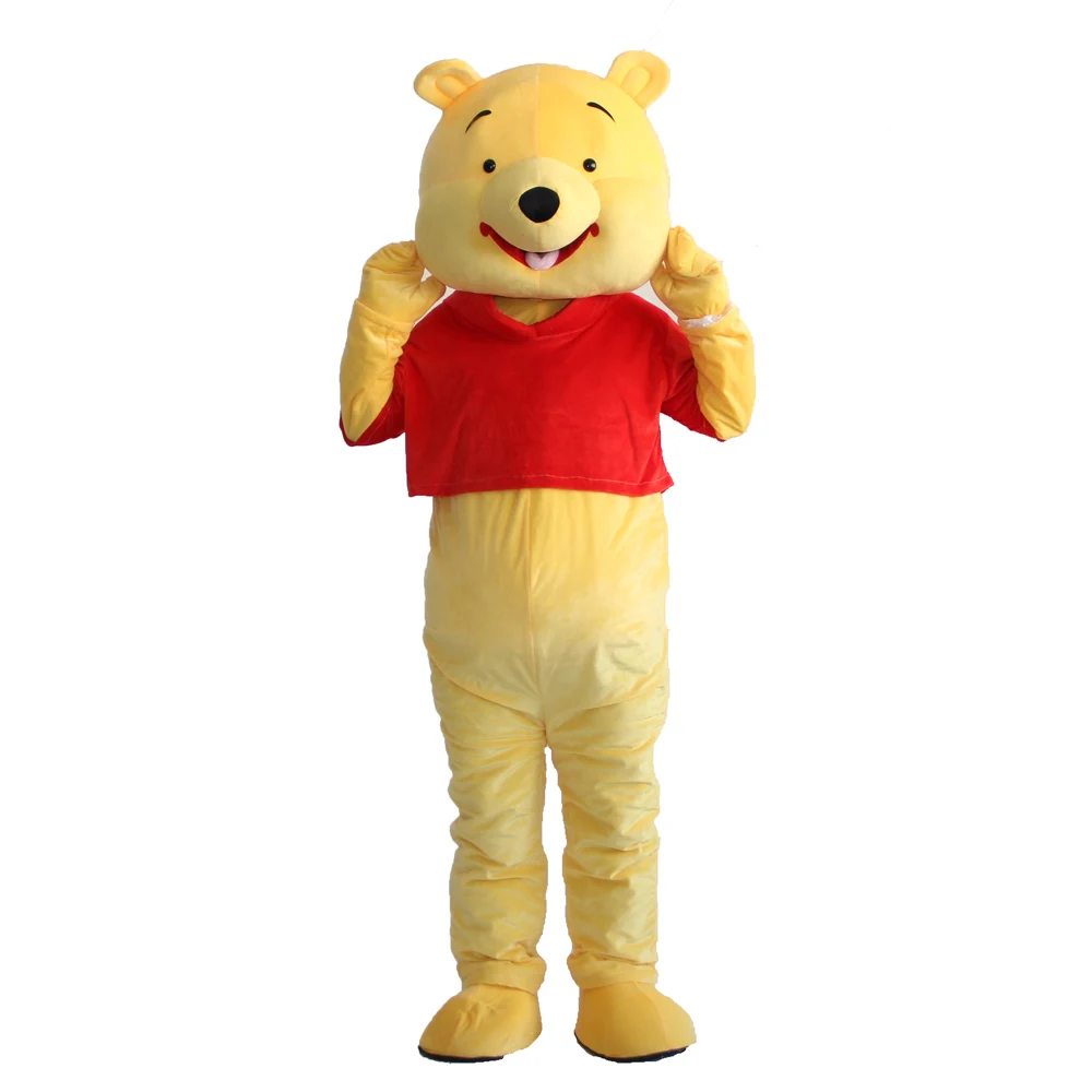 Winnie Bear mascot costume Cosplay Halloween Fancy Party Dress | Тематическая одежда и униформа