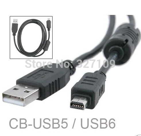 USB кабель для фотоаппарата Olympus CB USB6 B6 SZ 10 11 14 20 30MR 31MR OM D Tough жесткая цифровая камера