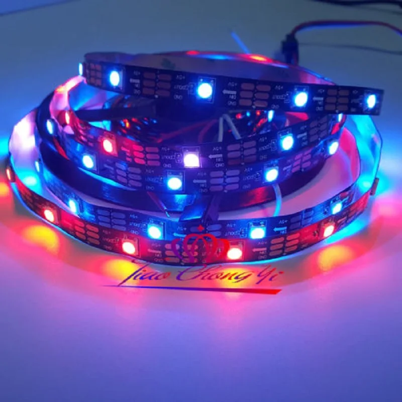 WS2812B SK6812 5050 RGB Светодиодная лента 60led 30LED/M индивидуальный адресуемый 5В|individually