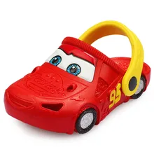 Garçons Colgs caractère de voiture lumière – up sandales plage chaussures pour enfants caoutchouc sabots traversent à 2 – 6 anos