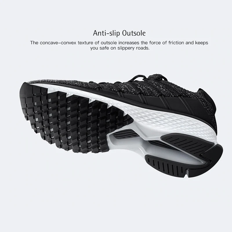Original Xiaomi Mijia Shoes 2 Sneaker Sport Uni-moulding Techinique Fishbone Lock System Elastic Knitting Vamp For Men and Women