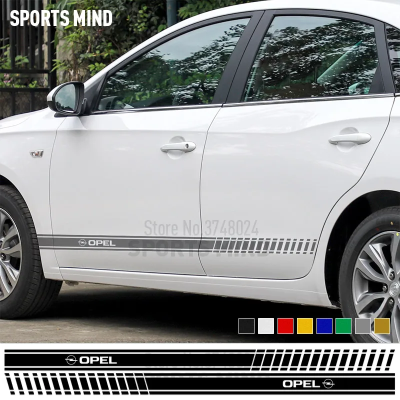 

1 Pair Customizable Car Styling For Opel Astra H J Insignia Vectra C Corsa Zafira Mokka Vivaro OPC Car Sticker Decal Accessories