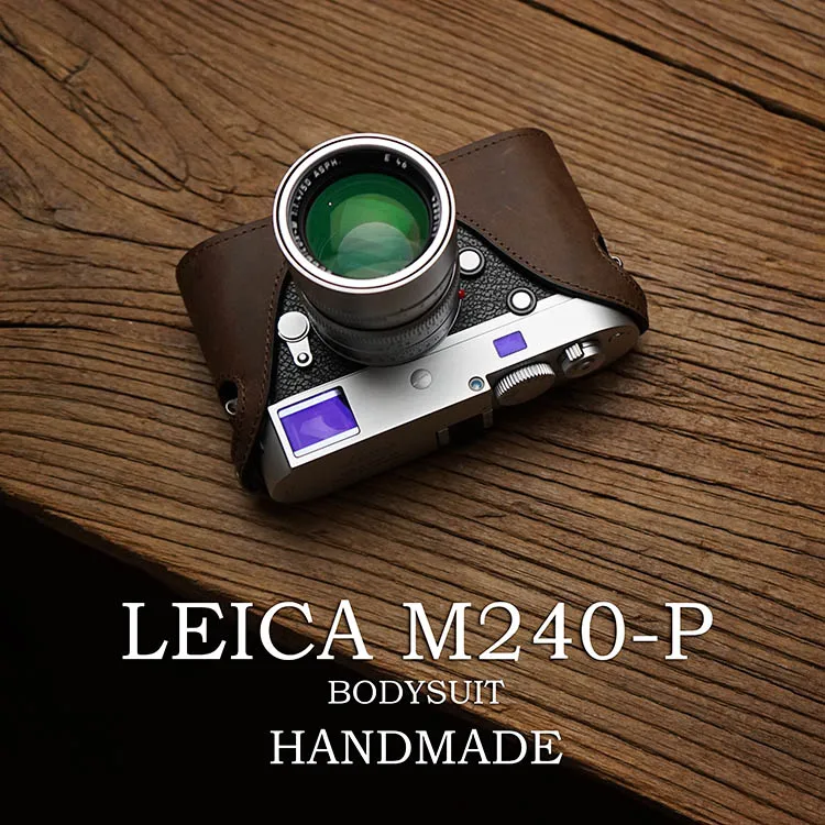 Mr. Stone ручная работа натуральная кожа чехол для камеры Leica M M240 P сумка половинный винтажный Чехол|leather camera