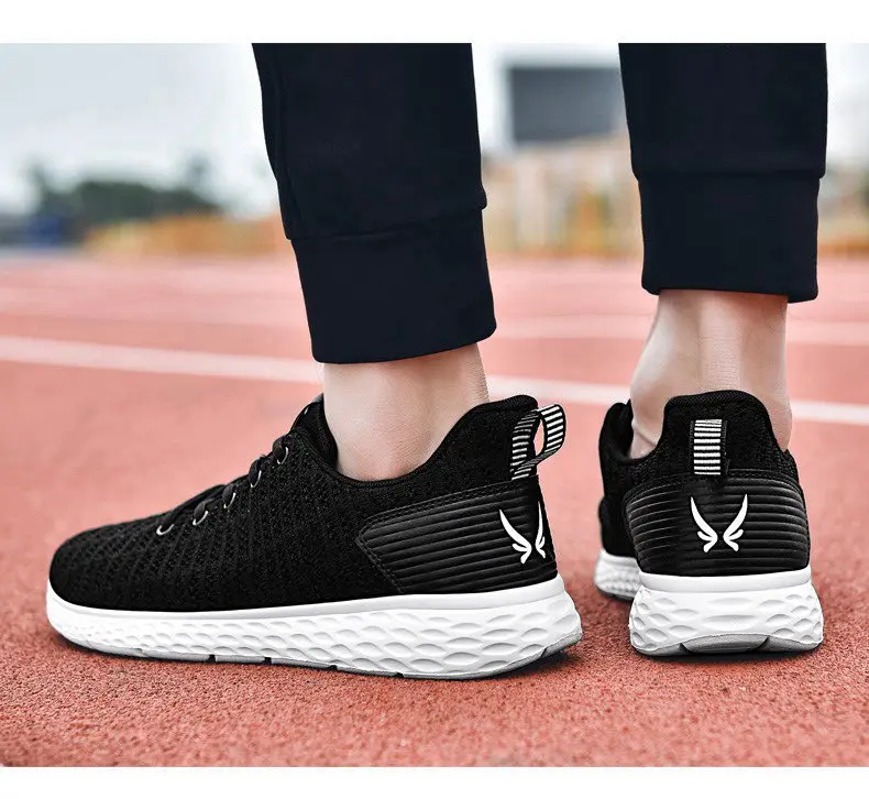 Брендовые мужские спортивные кроссовки для бега, дышащий светильник, уличные кроссовки высокого качества, Пара спортивных кроссовок для ходьбы и бега