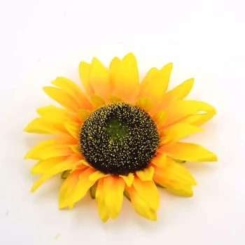 

1Pcs 14cm Gerbera Large Artificial Sunflower Flower Head Home Wedding Decoration Scrapbook DIY Craft Christmas Accessories Fake