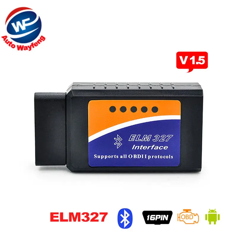 

Super Mini ELM 327 Bluetooth OBD2 OBD II Works On Android Torque 2016 High Quality ELM327 Free Shipping