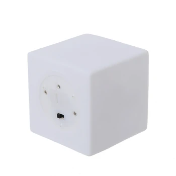 

7 Colors Changing Night Light Square Shaped Cube LED Lamp Room Decor Kids Gift L15