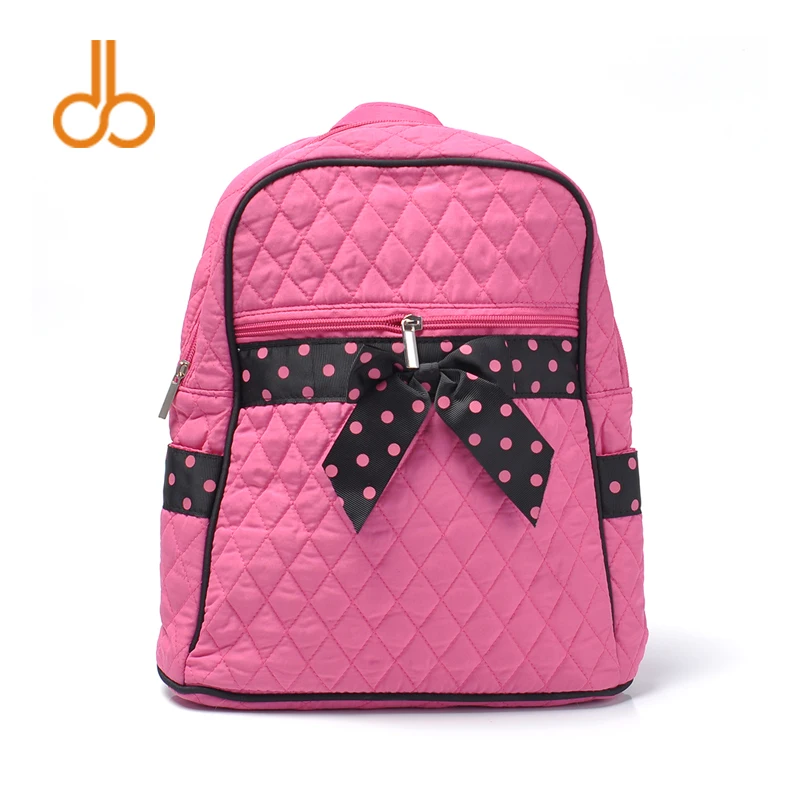 Buy Quited Cotton School Bag Wholesale Blanks Solid