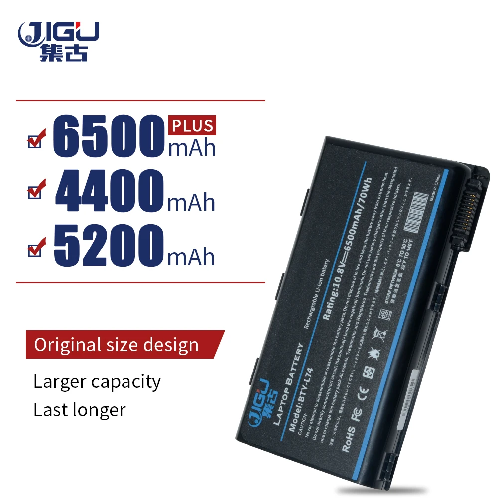 Аккумулятор JIGU для ноутбука MSI 6 ячеек CX620 A6205 CX500 CR630 CX623 BTY L74|battery for msi|laptop battery6 cell