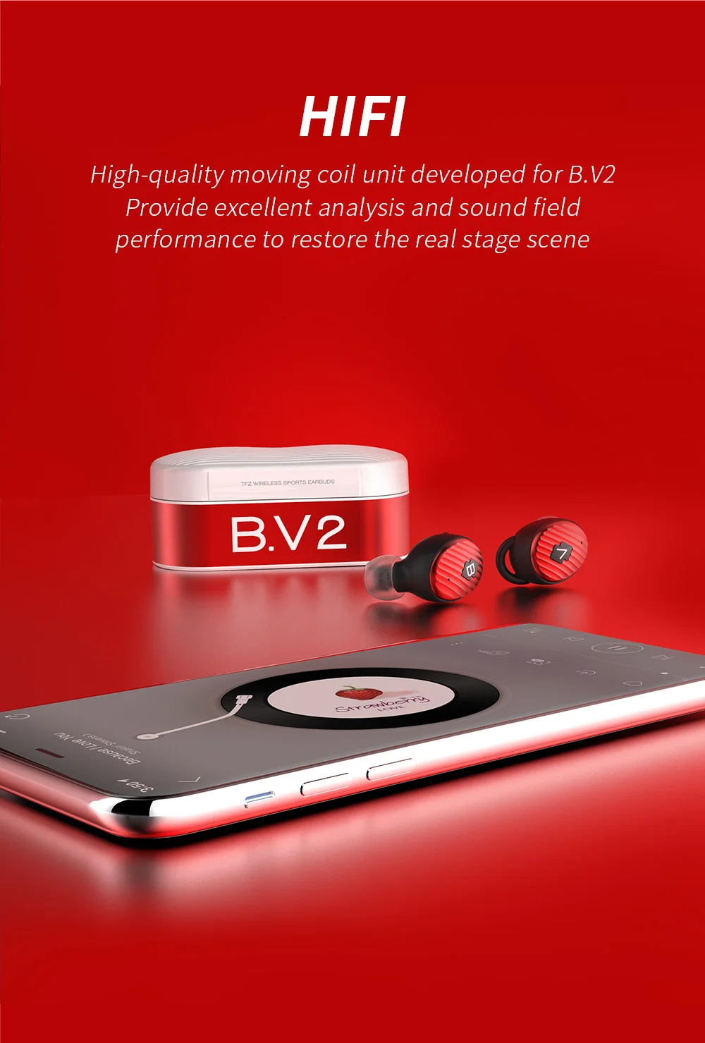 TFZ BV2 BV2 TWS Bluetooth V5.0 наушники-вкладыши с зарядным устройством двойной микрофон IPX5 для телефона huawei Xiaomi