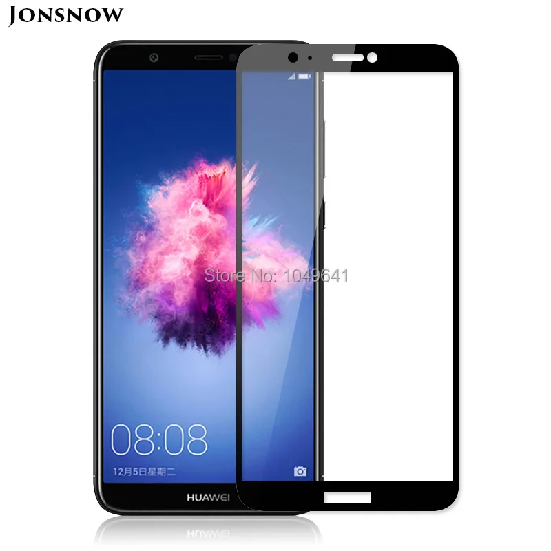 KHW1772_1_High Quality 2.5D Full Screen Cover Tempered Glass Screen Protector for Huawei P Smart 5.65 inch