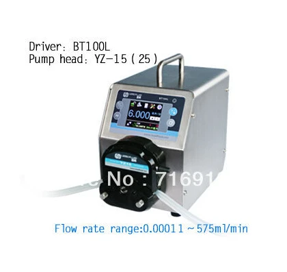 BT100L YZ15 Pump Head Intelligent peristaltic pump Precise Adjustable Flow Control Lab Liquid Pumps 0.006-570 ML/MIN | Обустройство