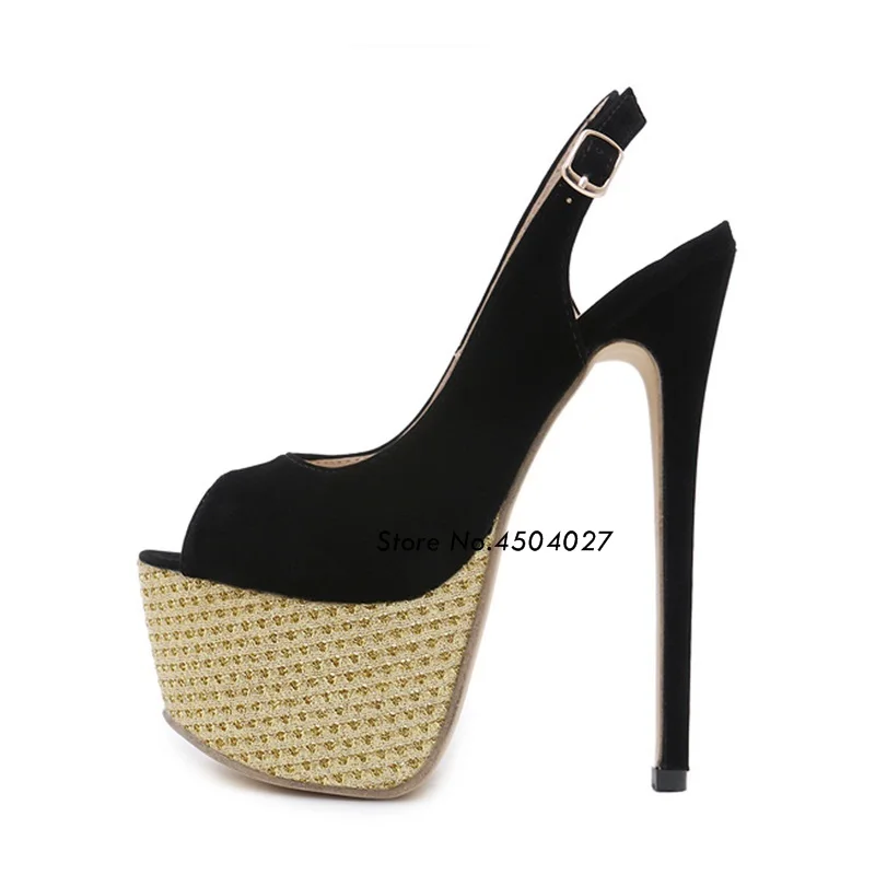 Sandalia Hebilla Zapatos De Tacón Mujer Plataforma Abierta Con As Fiesta Picture Punta Verano Feminina Para wq61xI0