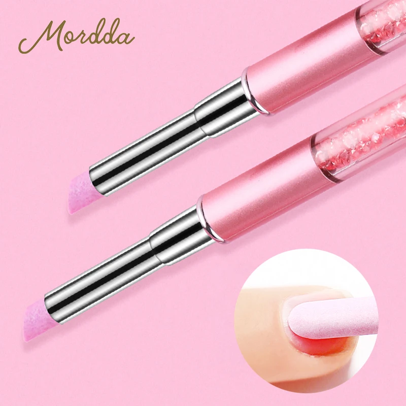 

MORDDA Cuticle Pusher For Nails Buffs Dead Skin Remover Sticks For Manicure Nail File For Pedicure Cut Cuticle Nail Art Tools