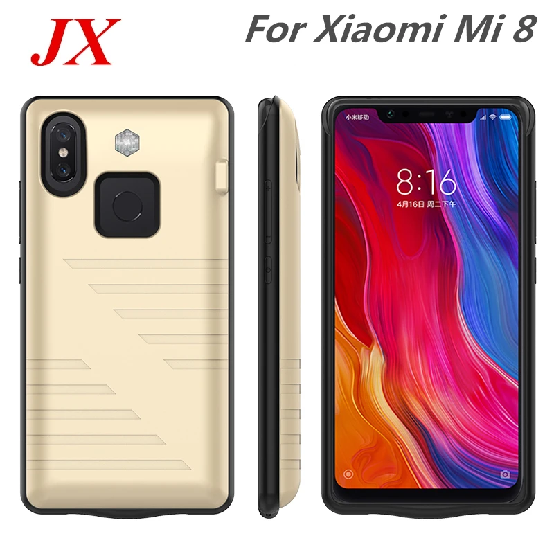 Чехол подставка для телефона Xiaomi Mi 8 6000 мАч|Чехлы с аккумулятором| |
