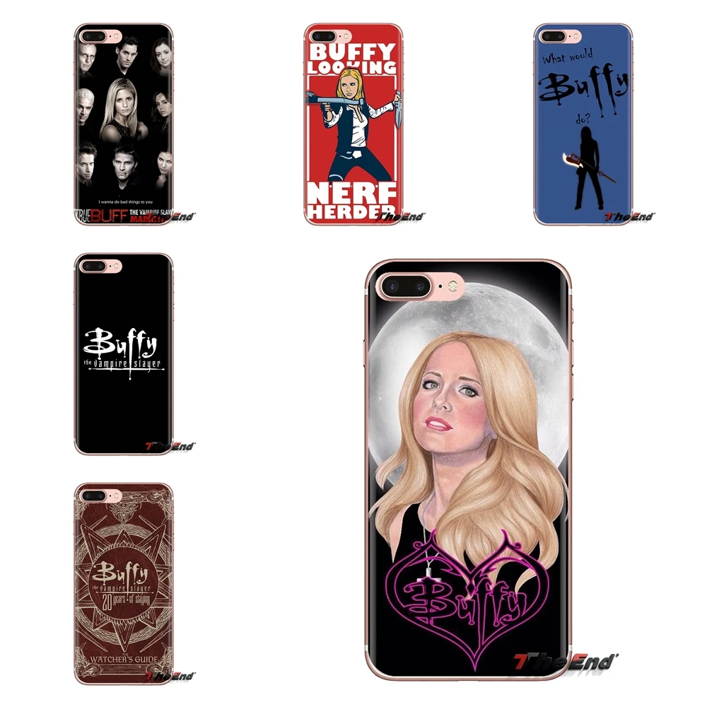 

For Samsung Galaxy S3 S4 S5 Mini S6 S7 Edge S8 S9 S10 Plus Note 3 4 5 8 9 buffy the vampire slayer Soft Transparent Shell Covers