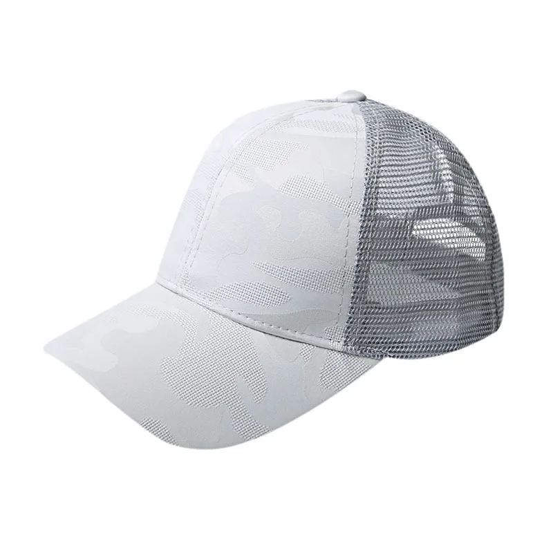 Новая бейсбольная кепка с хвостиком Женская Кепка Snapback модные летние сетчатые шляпы повседневные регулируемые спортивные шапки шляпа Хип Хоп Кепка