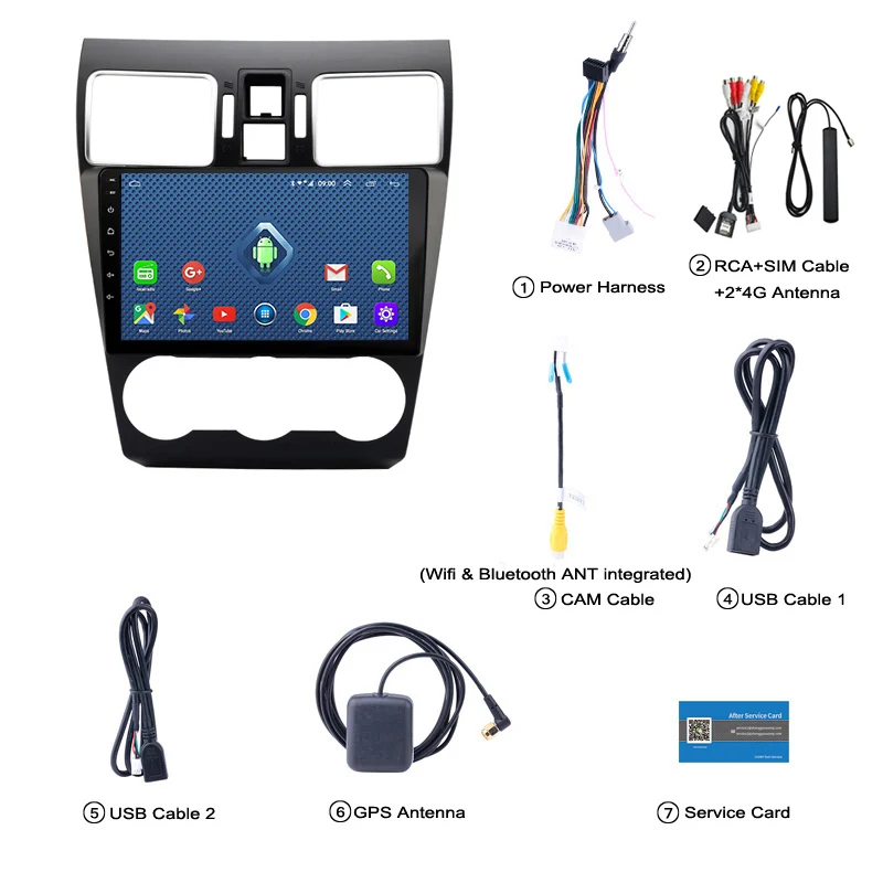Top 4G Lte All Netcom Android 8.0 Car DVD Multimedia Player GPS for Subaru Forester XV WRX 2012-2016 navigation 5