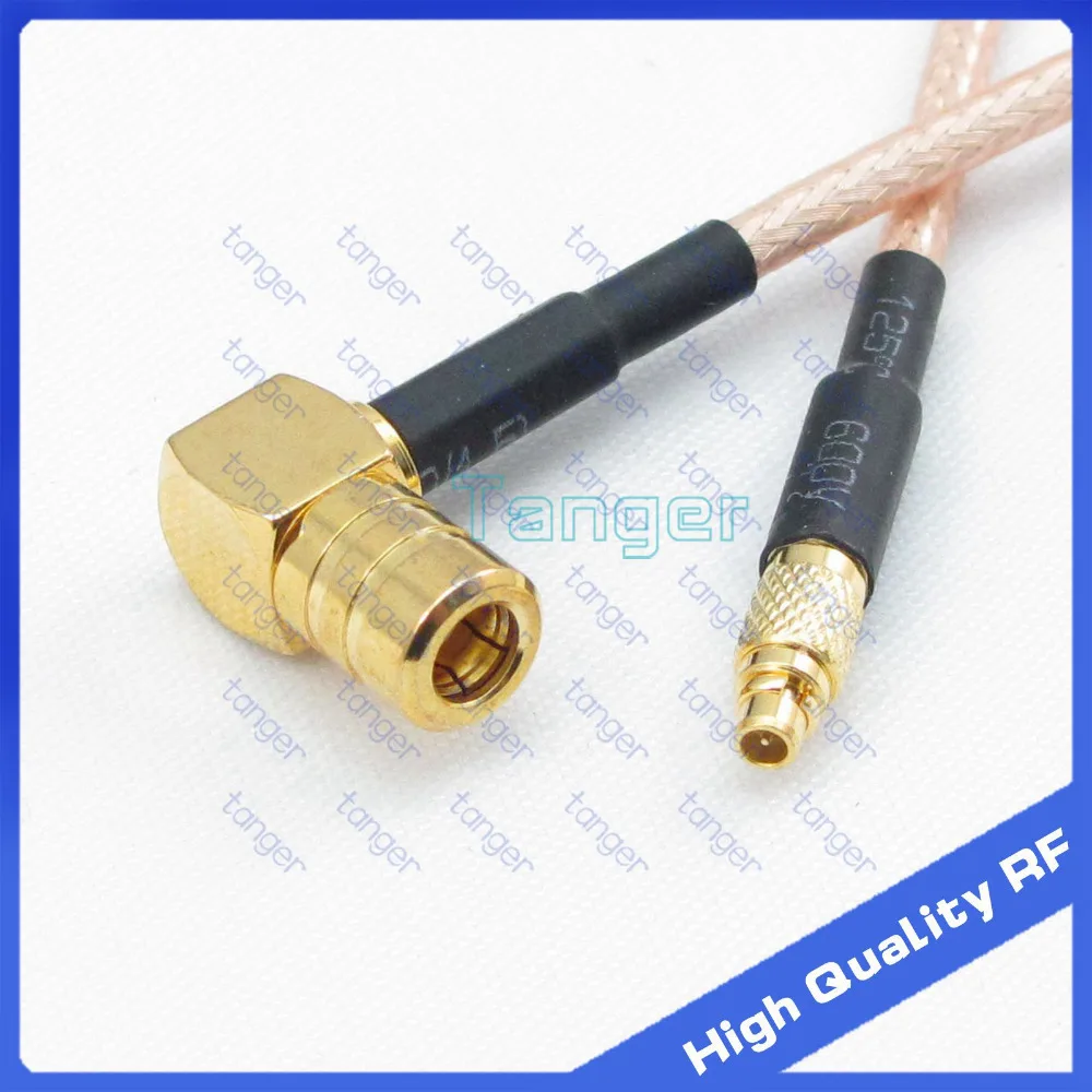 

SMB female jack right angle to MMCX male plug Straight with 20cm 8inch RF RG316 RF Coaxial Pigtail Low Loss cable High Quality