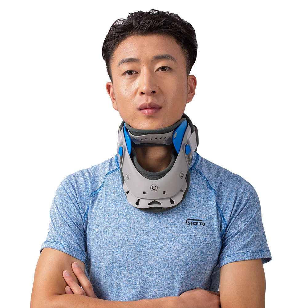 Neck Cervical Traction Collar Device Brace Support Hard Plastic for