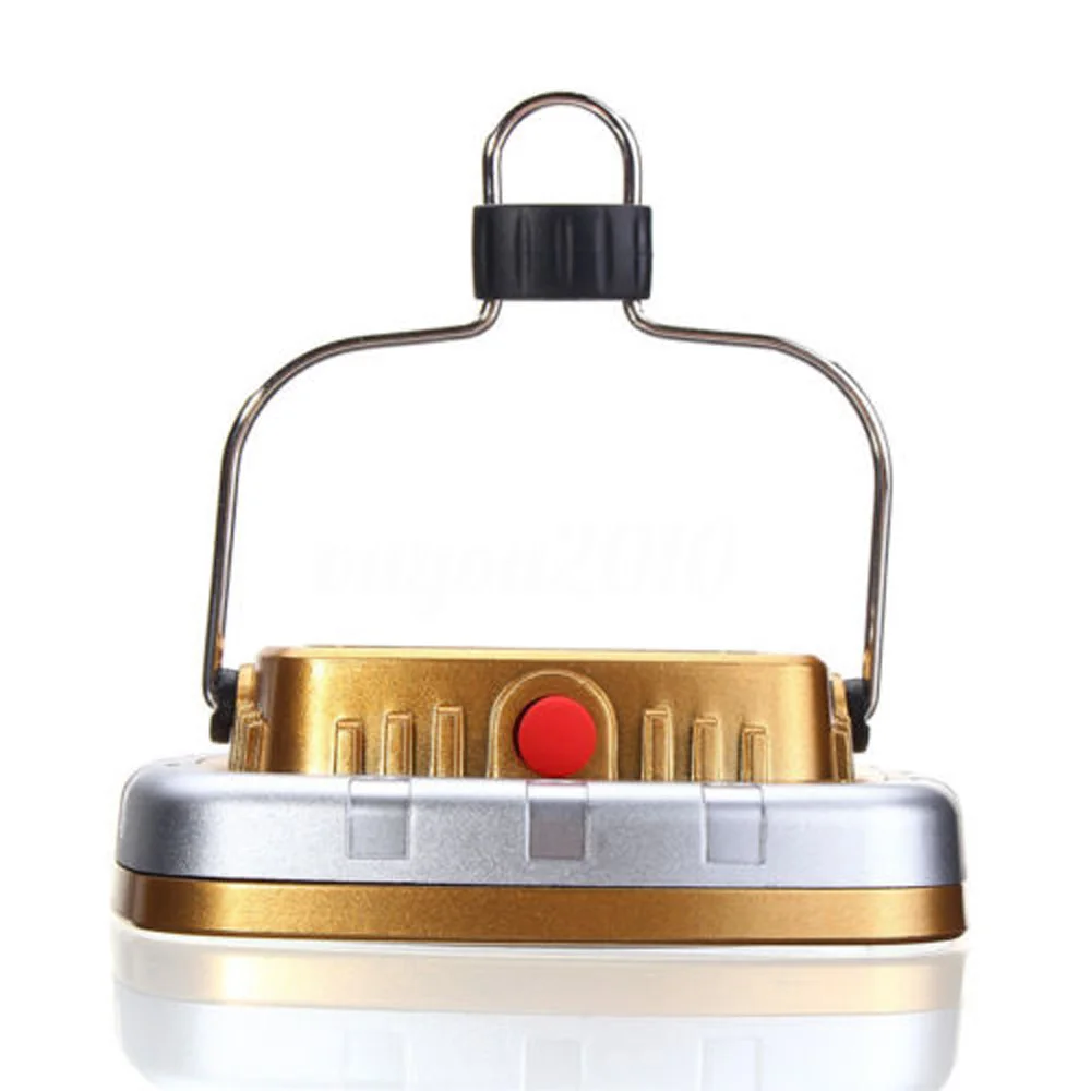 

Portable Solar Rechargeable LED Lantern Garden Night Camping Tent Light Lamp USB