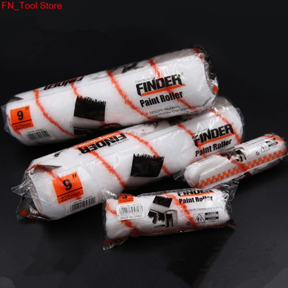 

4 inch wool set polyester roller brush wholesale paint paint tool factory direct sales.