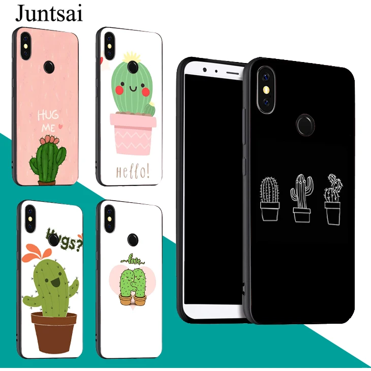 Летний чехол Hug Cactus для Redmi Note 9 Pro 9S 8T 8 9A 9C Mi 9T 10 Lite POCO X3 Couqe | Мобильные телефоны и