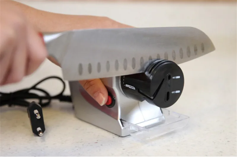 Бытовая портативная электрическая точилка для ножей может заточить кухонный нож и ножницы кухонный точильный камень с точильным камнем