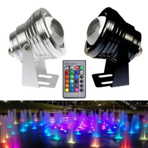 10 W 12 V LED subacuática RGB Led impermeable IP65 iluminación al aire libre fuente Focos led piscina lámpara Lights16 color 10 W 12 V LED subacuática RGB Led impermeable IP65 iluminación al aire libre fuente Focos led piscina lámpara Lights16 color