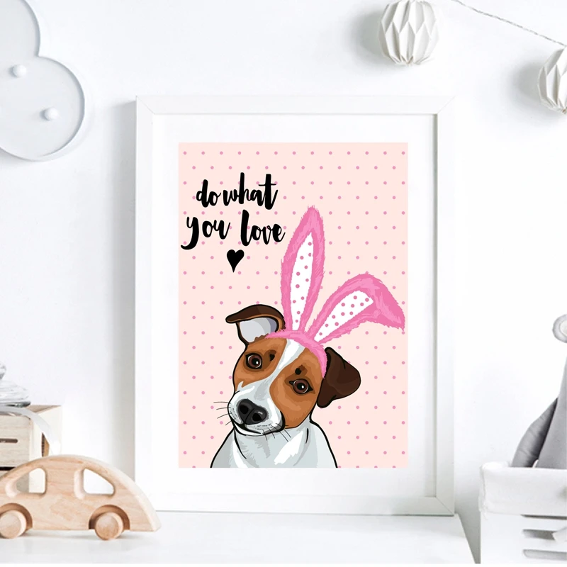 dog posters print kids room decor