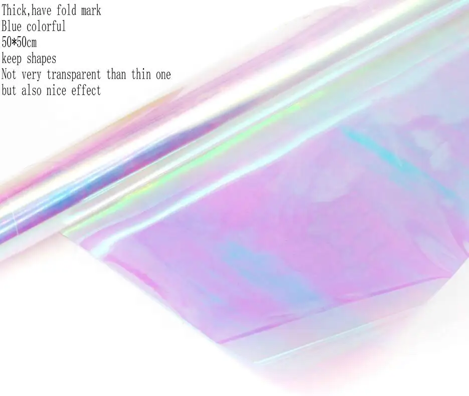 Handmade Holographic Foil Resin Jewelry Stuff Transparent Stickers Paper Laser Film DIY Craft Symphony Nail Art Decals Supplies