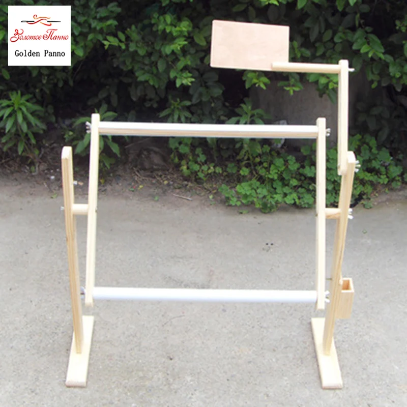 Adjustable solid wood cross stitch rack,50cm embroidery frame wooden