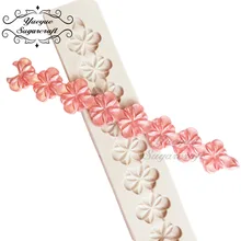 Yueyue Sugarcraft цветок силиконовые формы помадка плесень торт украшая инструменты шоколад gumpaste Плесень