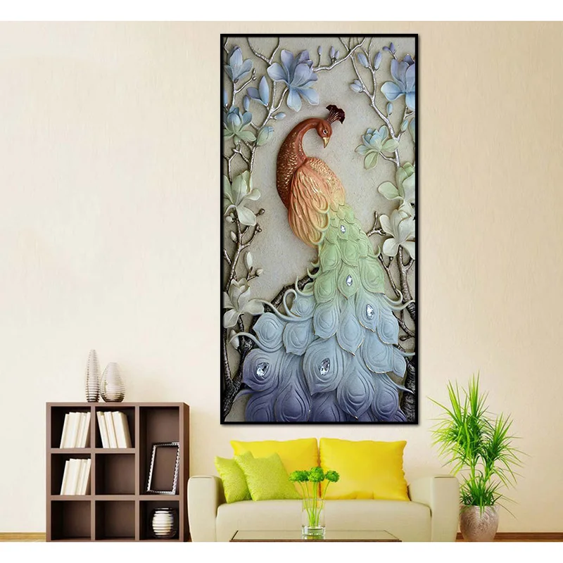Full-square-Diamond-Embroidery-Animal-Peacock-5D-Diamond-Painting-Cross-Stitch-3D-Diamond-Mosaic-Decoration-Christmas