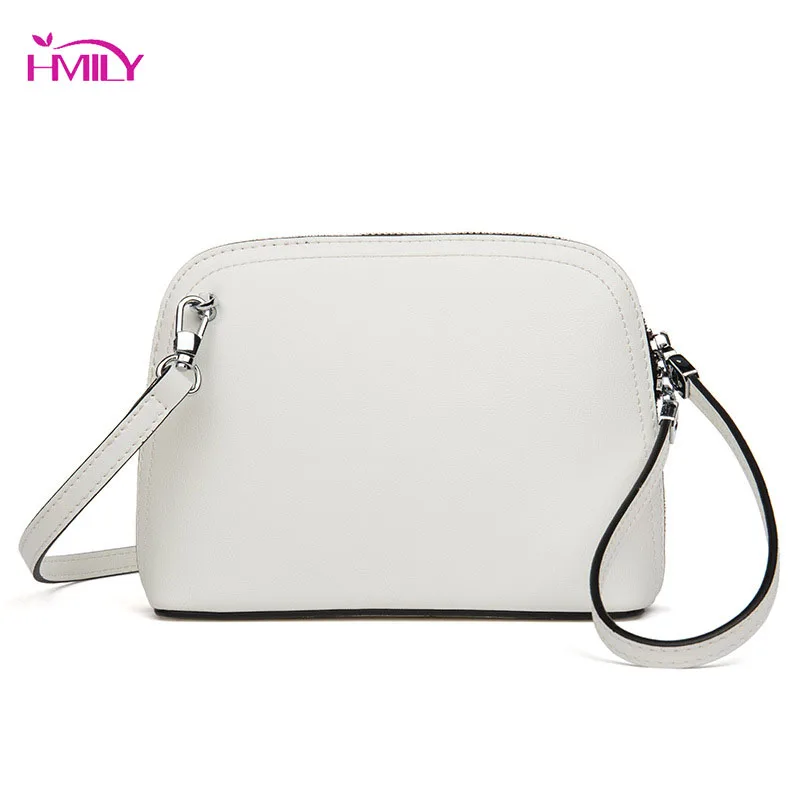 

HMILY Genuine Leather Mobile Phone Bag Women Messenger Bag Small Package Trendy Daily Bag Multi-functional Wallet Real Leather