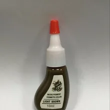 Профессиональные 2 шт светло-коричневые чернила для татуировки пигмент Профессиональные постоянные чернила для макияжа поставка для бровей губ макияж татуировки