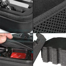 Promotion Travel Storage Collection Bag Case for Gopro Hero 3/4 Sj4000 Xiao mi Yi Action Soocoo Camera Sport Cam 17*12*7cm