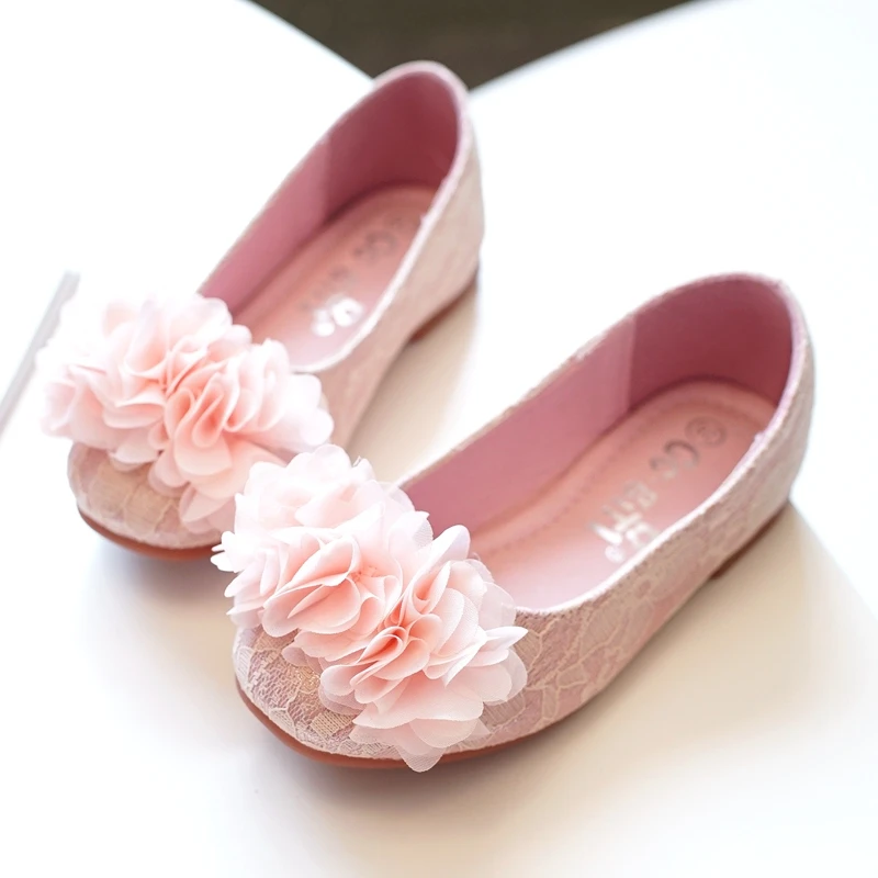 flower girl lace shoes