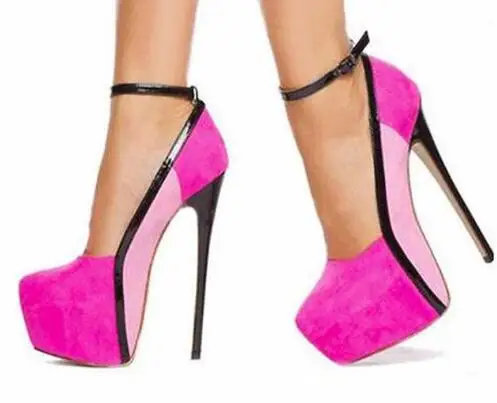 hot pink stiletto heels