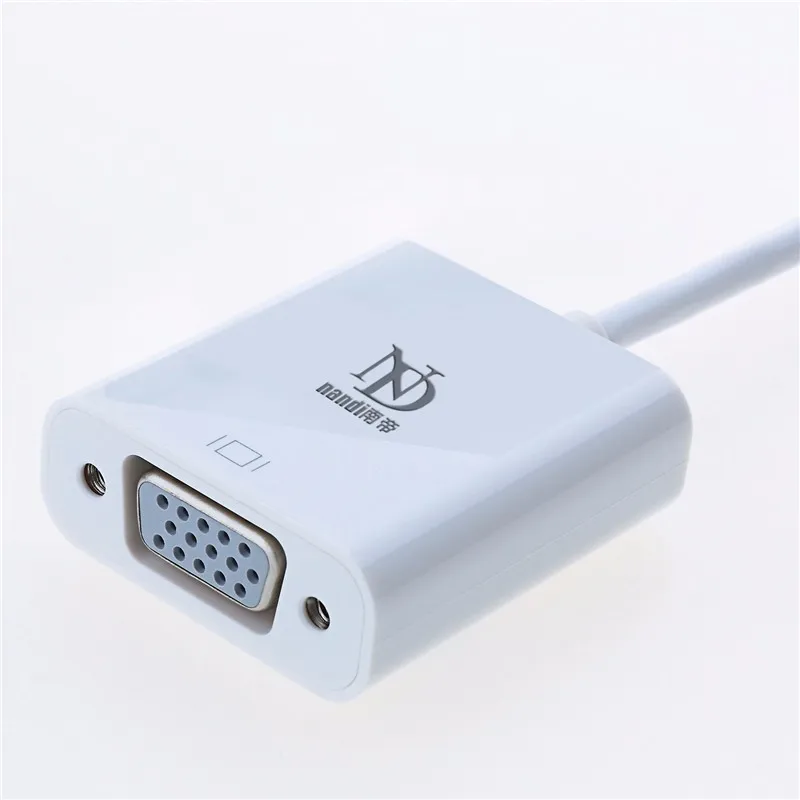 Thunderbolt адаптер VGA USB c 3.1 VGA HDTV кабель для ПК Тетрадь Мониторы мультимедийный проектор