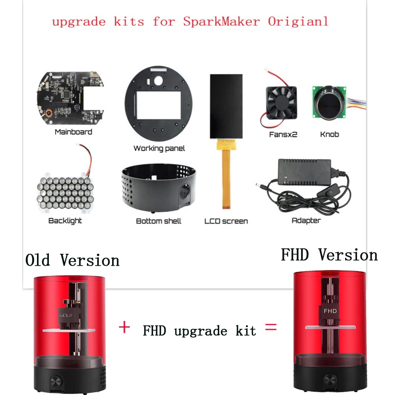 Sparkler производитель FHD апгрейд комплект для первой высокой presicion версии рабочего