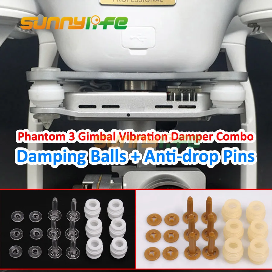 DIY Parts Gimbal Camera Vibration Damping Rubber Balls with Anti drop