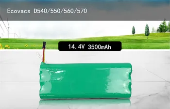 

14.4V 3500mAh NI-MH Cleaner Battery For ECOVACS Deebot 540/550/560/570/580/D58/D56/D54
