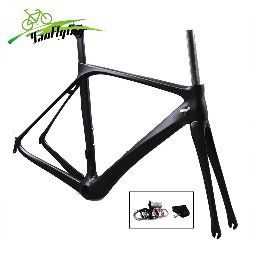 700C Carbon road bike frame fit Di2&Mechanical full carbon fiber road