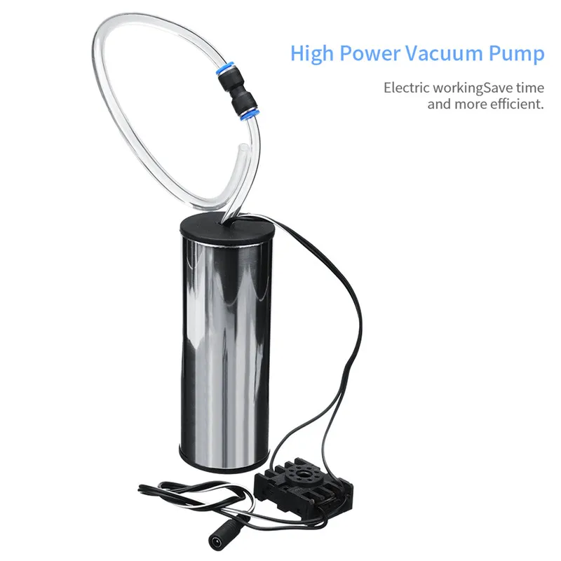 3L Milking Machine Goat Sheep Cow Electric Impulse Milker Double Teats Manual Milker Automatic Vacuum Pump Stainless Steel USEU (4)