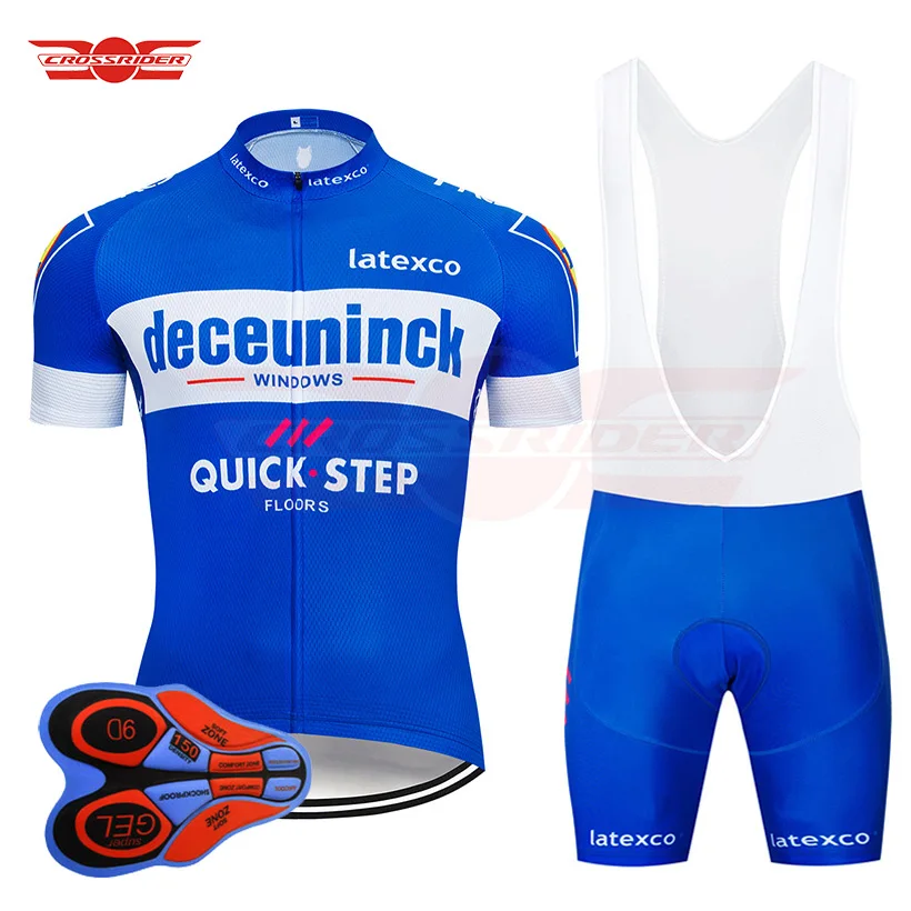 

2019 Pro Team Quick Step Cycling Jersey 9D Bib Set Bike Clothing Ropa Ciclism Bicycle Wear Clothes Mens Short Maillot Culotte