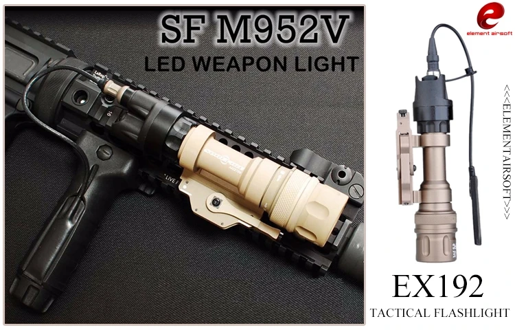 Interruptor de Controle Elemento Caça Lanterna Laser ir Led Tocha Dbal-d2 Duplo Tático Arma Luzes M952v 2 Cheap Luzes de armas