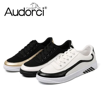 

Audorci 2018 Men's Fashion Outdoor Sport Shoes Man Comfortable Sneakers Men's Casual Shoes Male White Board Shoe Size 39-44